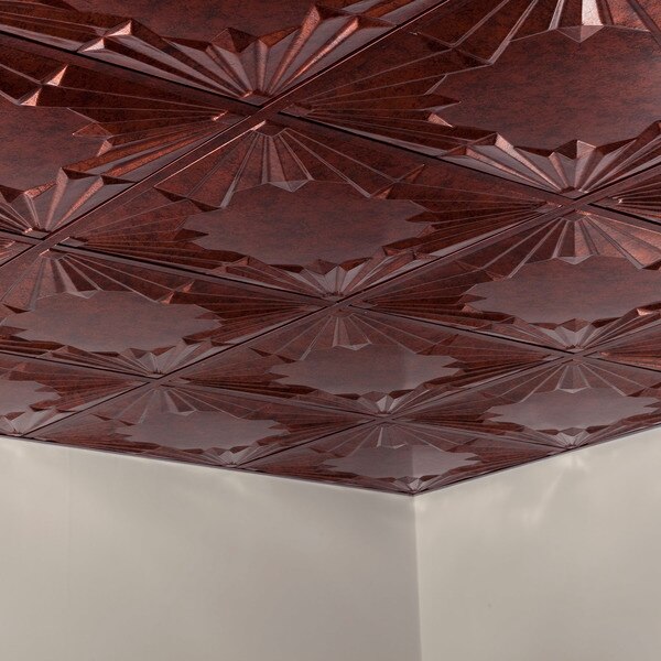 Art Deco 2Ftx2Ft Lay In Ceiling Til, PK 5, 5 PK