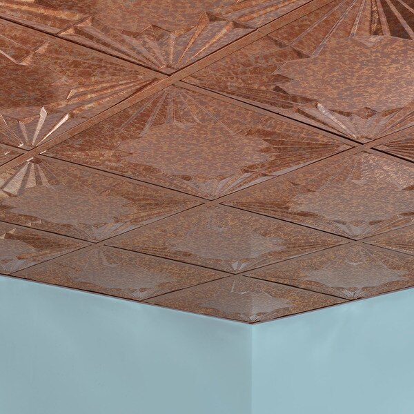 Art Deco 2Ftx2Ft Lay In Ceiling Til, PK 5, 5 PK