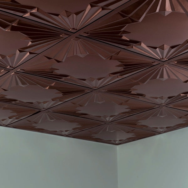 Art Deco 2Ftx2Ft Lay In Ceiling Til, PK 5, 5 PK