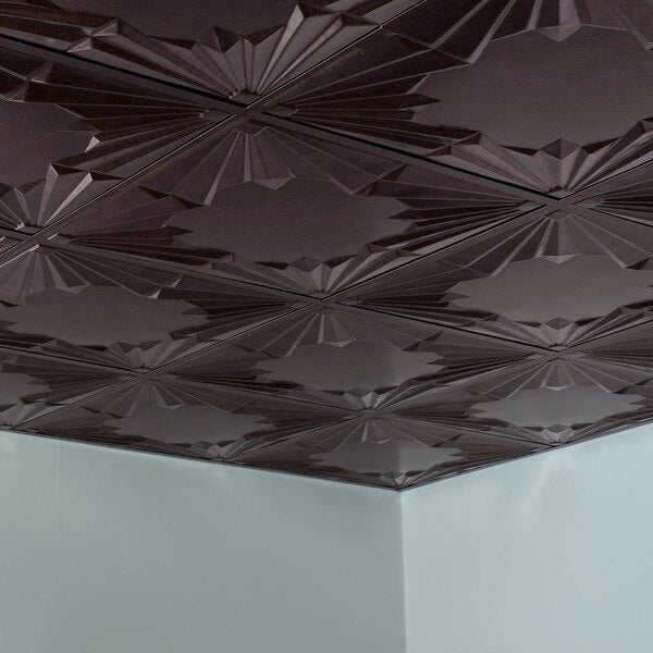 Art Deco 2Ftx2Ft Lay In Ceiling Til, PK 5, 5 PK