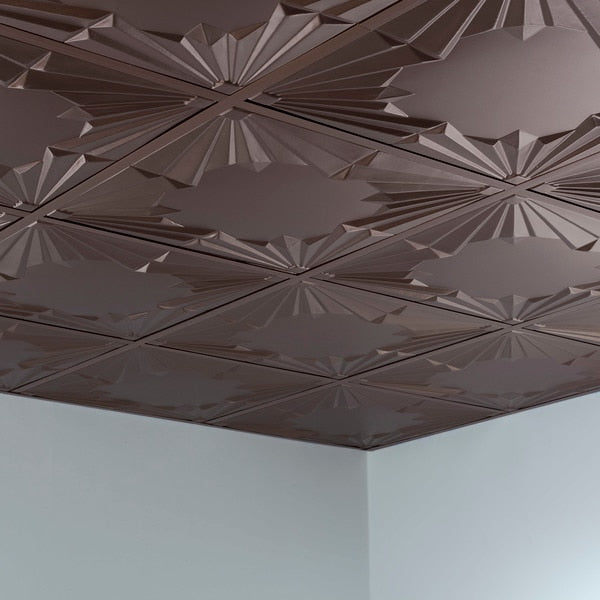 Art Deco 2Ftx2Ft Lay In Ceiling Til, PK 5, 5 PK