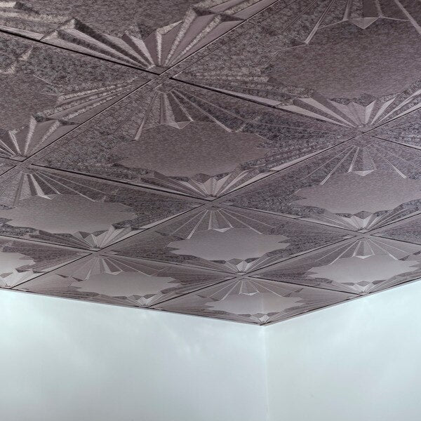 Art Deco 2Ftx2Ft Lay In Ceiling Til, PK 5, 5 PK