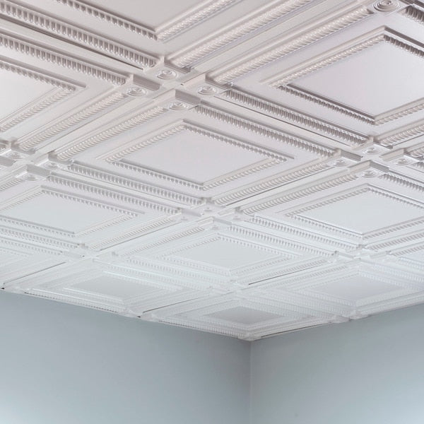Coffer 2Ftx2Ft Lay In Ceiling Tile , PK 5, 5 PK