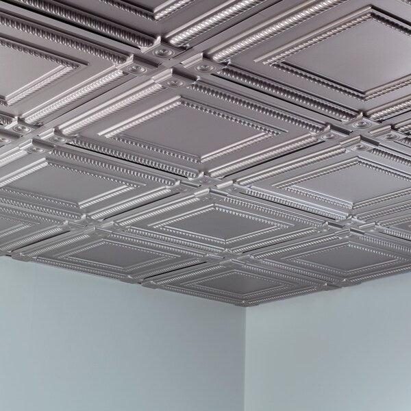 Coffer 2Ftx2Ft Lay In Ceiling Tile , PK 5, 5 PK