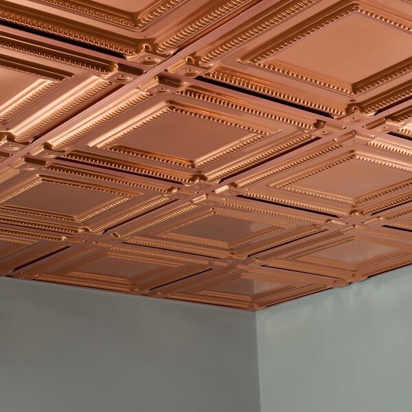 Coffer 2Ftx2Ft Lay In Ceiling Tile , PK 5, 5 PK