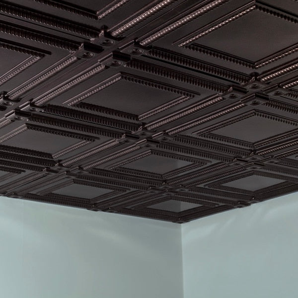 Coffer 2Ftx2Ft Lay In Ceiling Tile , PK 5, 5 PK