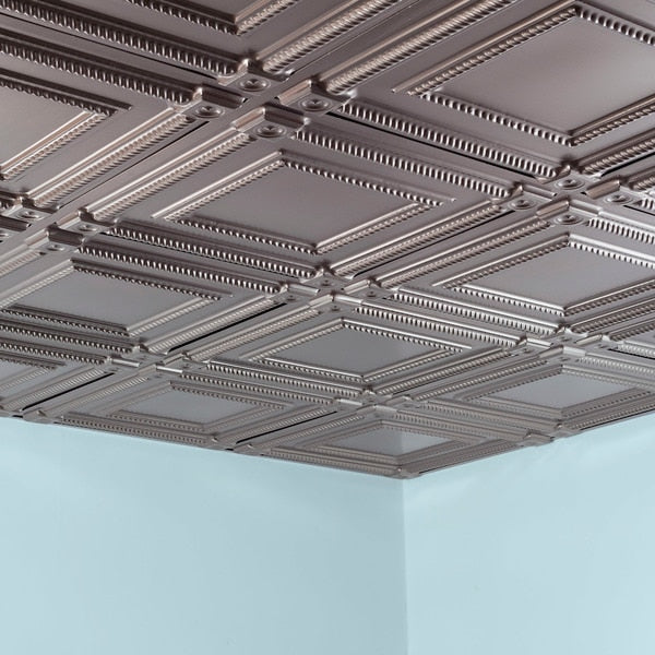 Coffer 2Ftx2Ft Lay In Ceiling Tile , PK 5, 5 PK