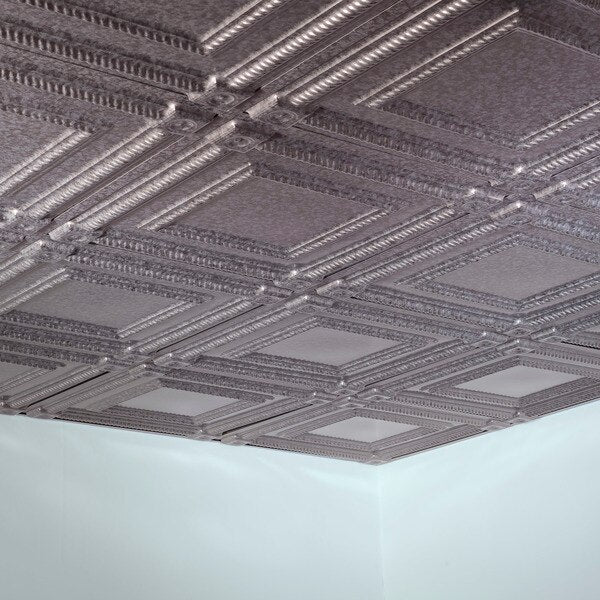 Coffer 2Ftx2Ft Lay In Ceiling Tile , PK 5, 5 PK