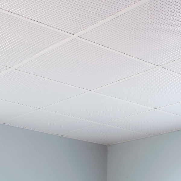 Square 2Ftx2Ft Lay In Ceiling Tile , PK 5, 5 PK