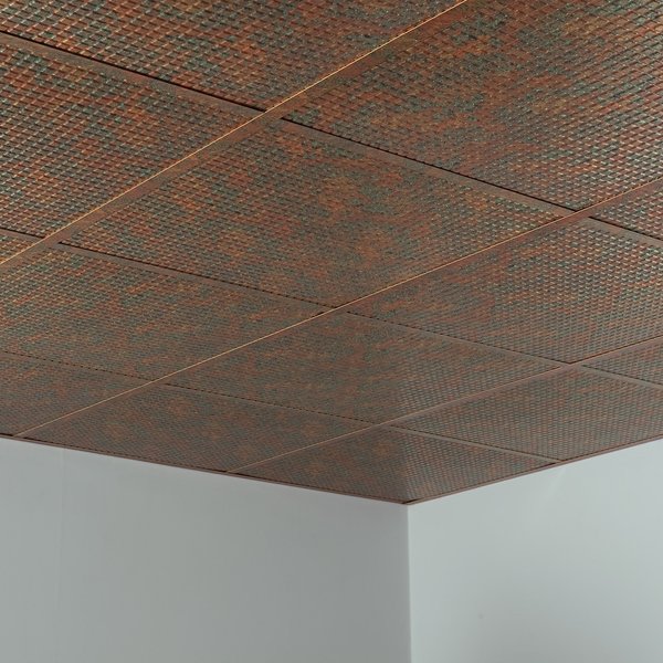 Square 2Ftx2Ft Lay In Ceiling Tile , PK 5, 5 PK