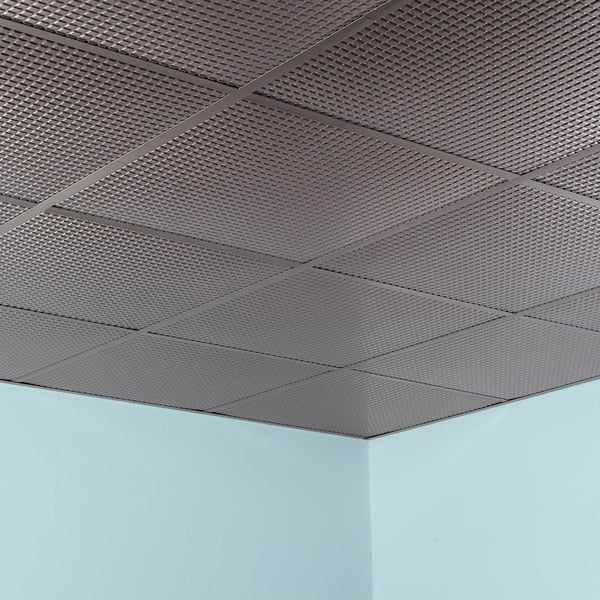 Square 2Ftx2Ft Lay In Ceiling Tile , PK 5, 5 PK