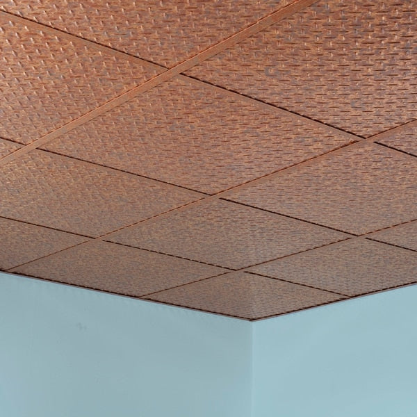 Diamond Plate 2Ftx2Ft Lay In Ceilin, PK 5, 5 PK