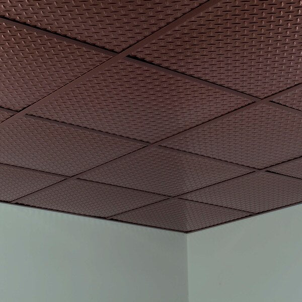 Diamond Plate 2Ftx2Ft Lay In Ceilin, PK 5, 5 PK