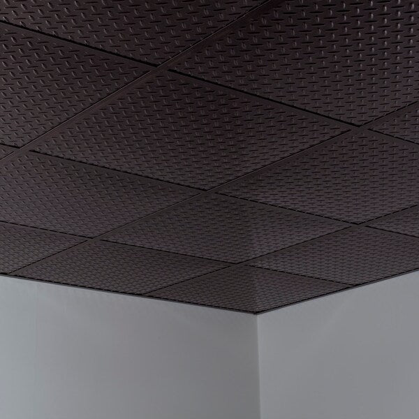 Diamond Plate 2Ftx2Ft Lay In Ceilin, PK 5, 5 PK
