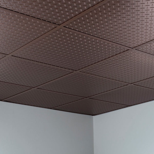Diamond Plate 2Ftx2Ft Lay In Ceilin, PK 5, 5 PK