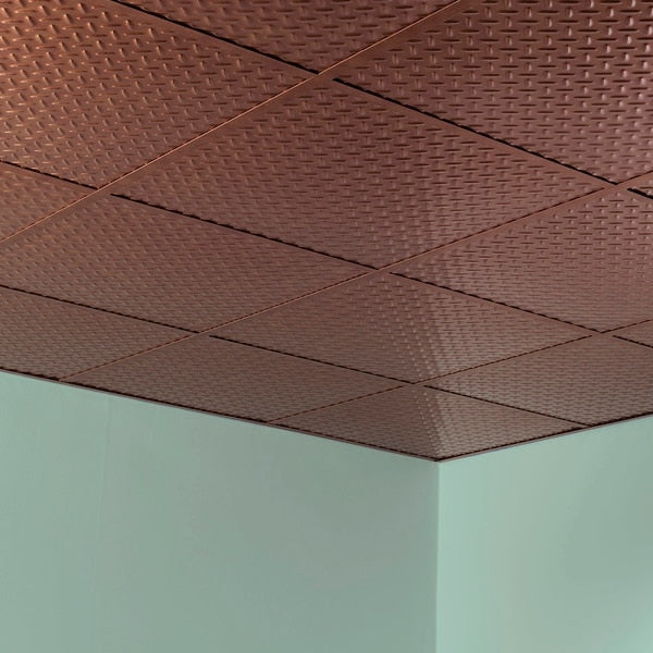 Diamond Plate 2Ftx2Ft Lay In Ceilin, PK 5, 5 PK