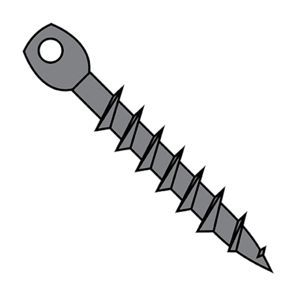 Lag Screw, 1/4 in, 5 in, Steel, Plain Hex 500 PK