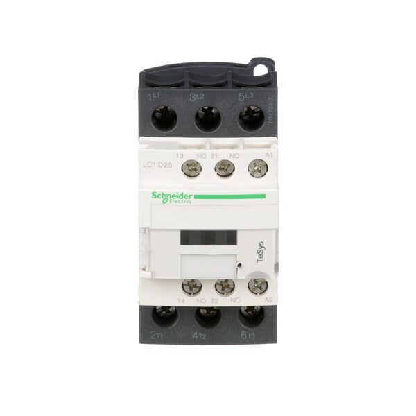 IEC Magnetic Contactor, 3 Poles, 24 V AC, 25 A, Reversing: No