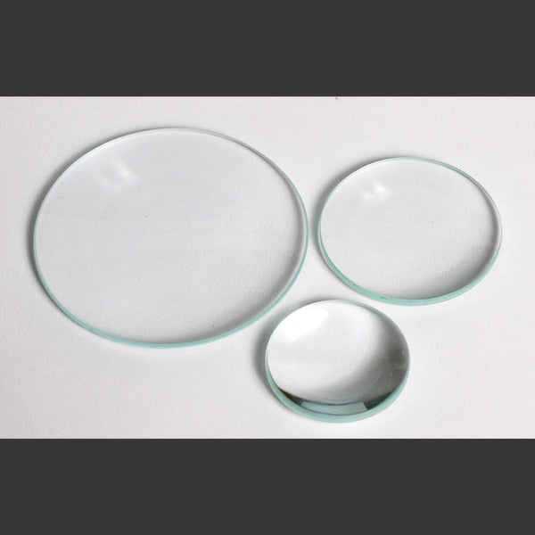 Double Convex Lens, Glass, Unmounted, 50
