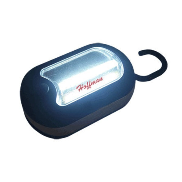 LED Puck Light, 2.25x3.75x1.38, Black, Plastic