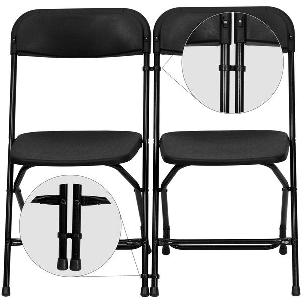 Ganging Clips, Plastic, Black