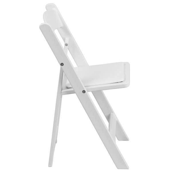 Kids Resin Folding Chair, White