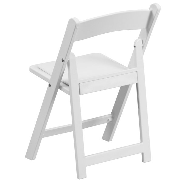 Kids Resin Folding Chair, White