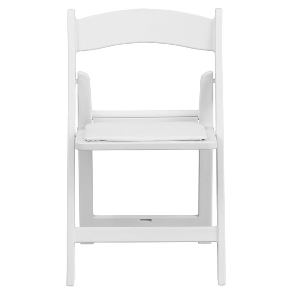 Kids Resin Folding Chair, White