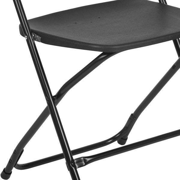 Folding Chair - Black Plastic - Event Chair