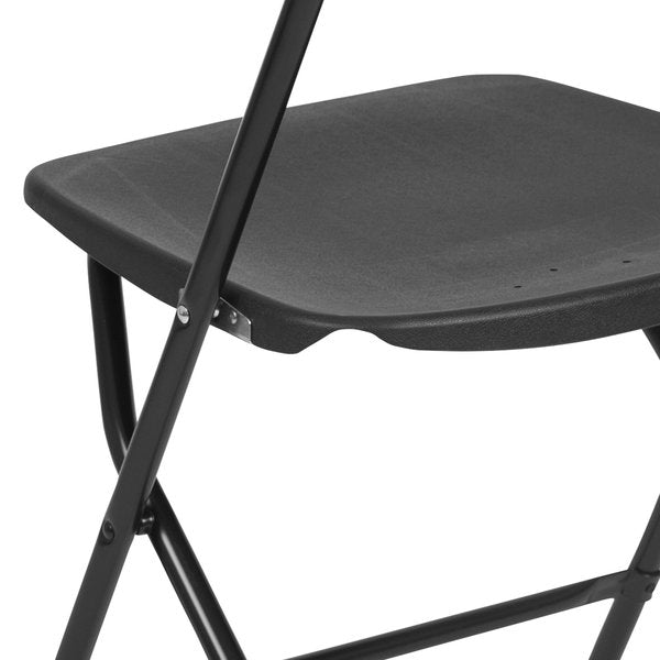 Folding Chair - Black Plastic - Event Chair
