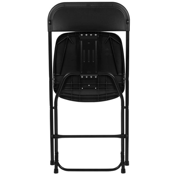 Folding Chair - Black Plastic - Event Chair