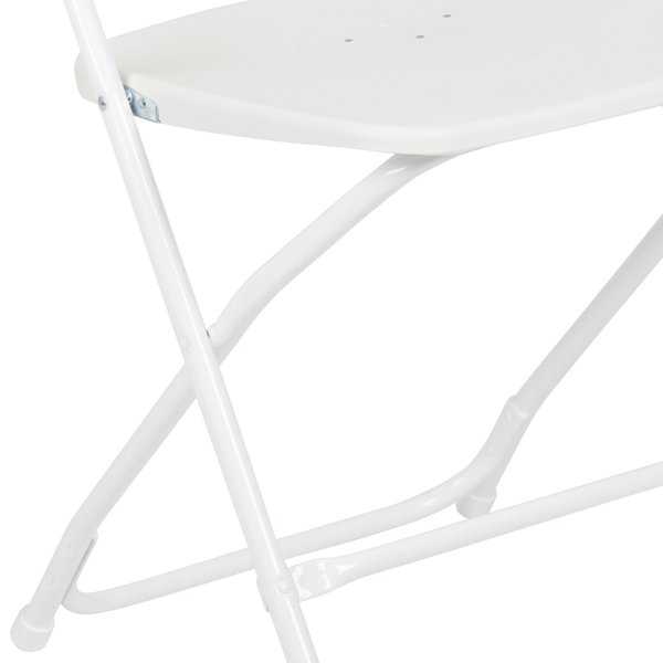 Folding Chair -White Plastic - Event Chair