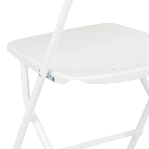 Folding Chair -White Plastic - Event Chair