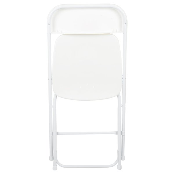 Folding Chair -White Plastic - Event Chair