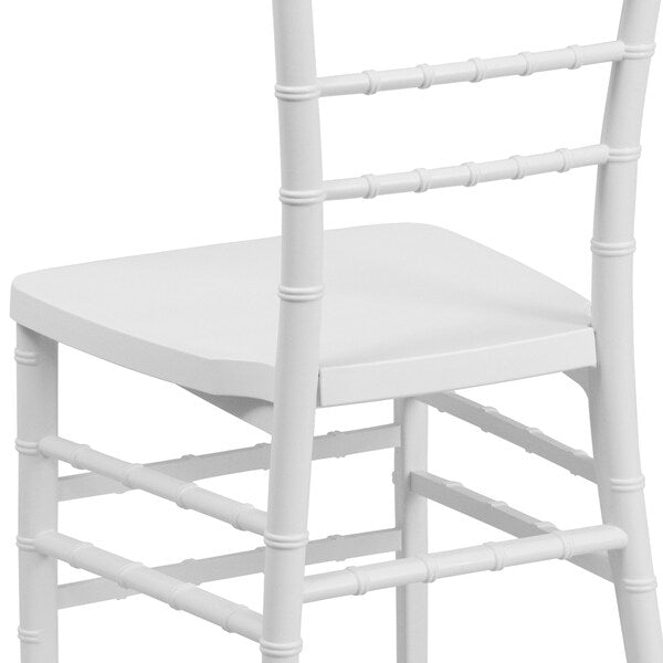 White Chiavari Chair, 15.75 W 18-1/2