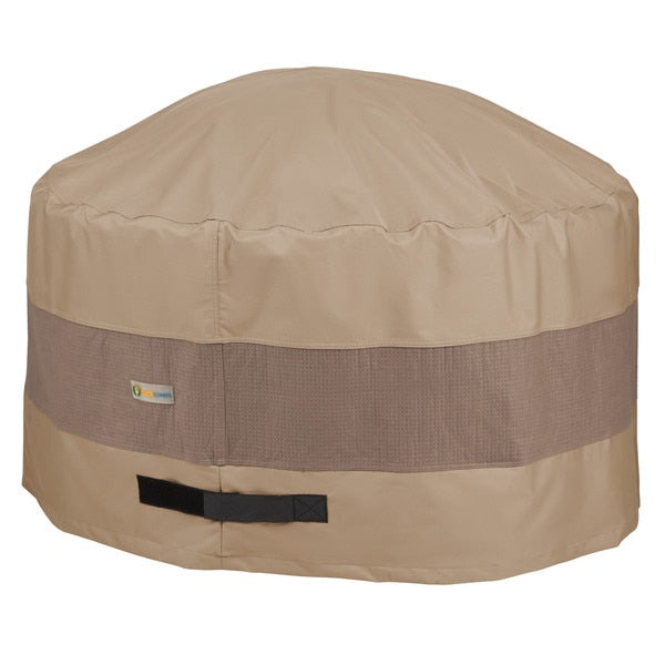 Elegant Swiss Coffee Patio Round Fire Pit Cover, 50