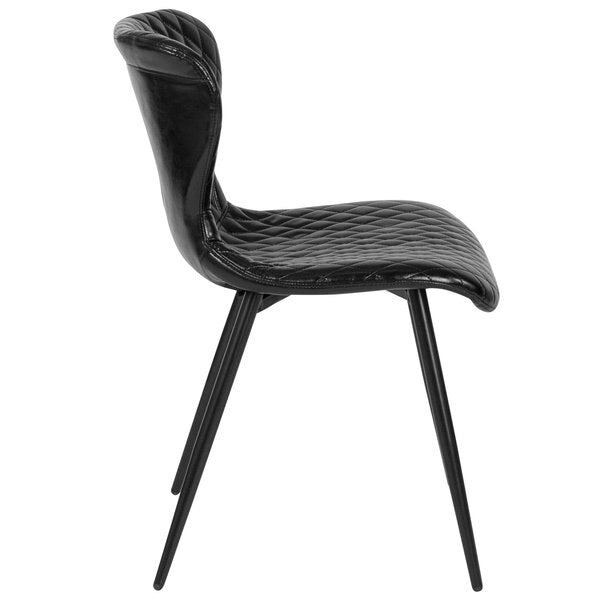 Side Chair, Vinyl, 17-1/2