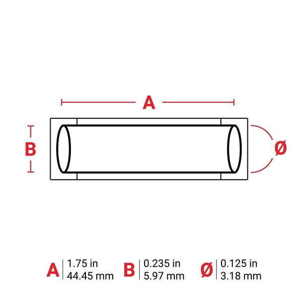 Sleeve, Polyolefin, Green, 1 3/4