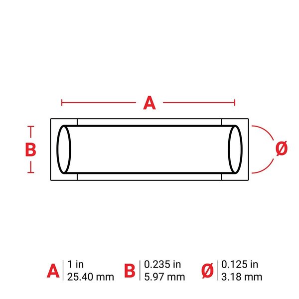 Sleeve, Polyolefin, Blue, 1