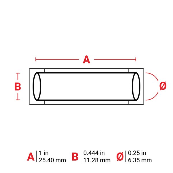 Sleeve, Polyolefin, Orange, 1