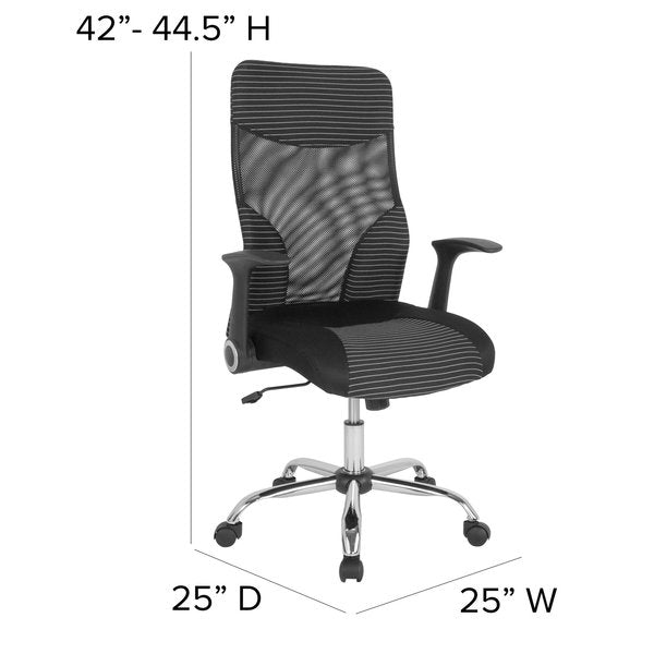 Black High Back Mesh Chair