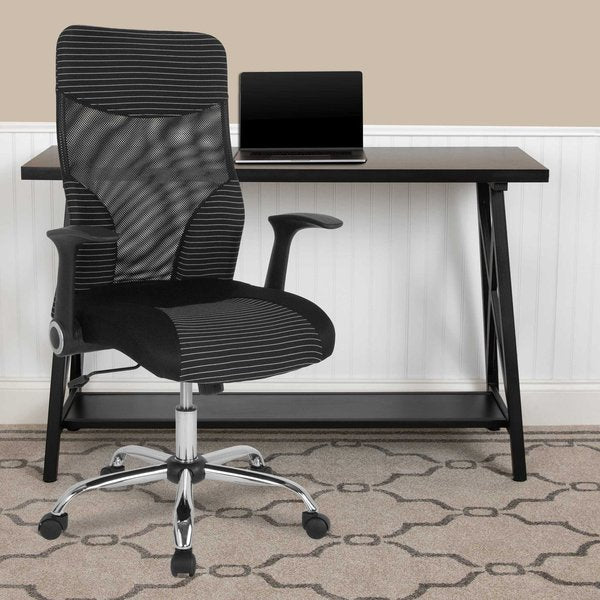 Black High Back Mesh Chair