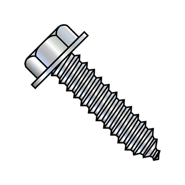 Lag Screw, 5/16 in, 1-1/2 in, Steel, Zinc Plated Hex Hex Drive, 1000 PK