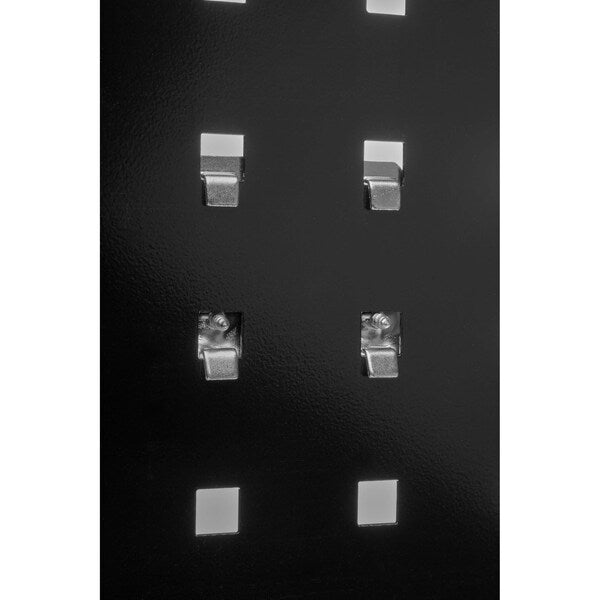 DuraHook Wall Organizer - 2 DuraBoards 24 Hooks 4 Hanging Bins and Mounting Hardware