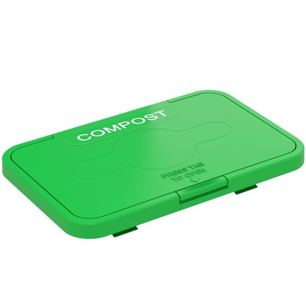 Rectangular Flip Open Compost Lid Attachment