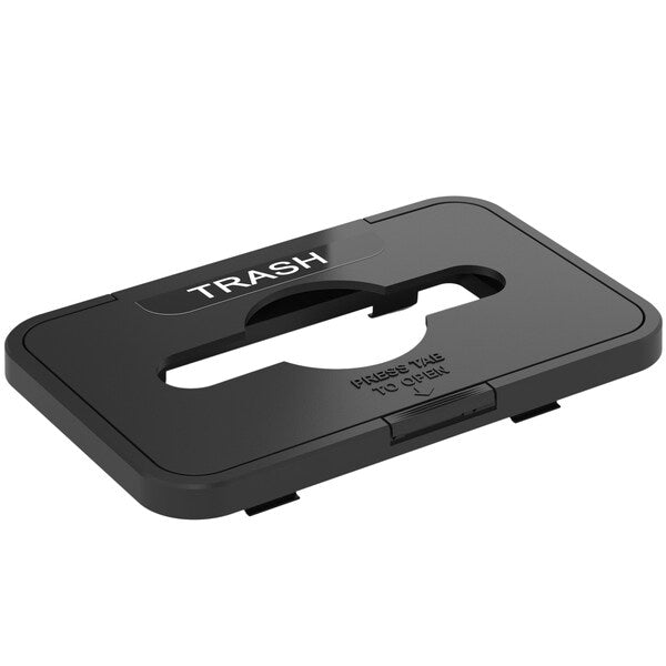 Rectangular Flip Open Trash Lid Attachment