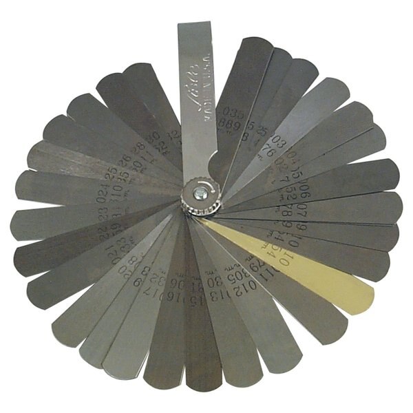 Feeler Gauge, Deluxe Blade, .0015-.035