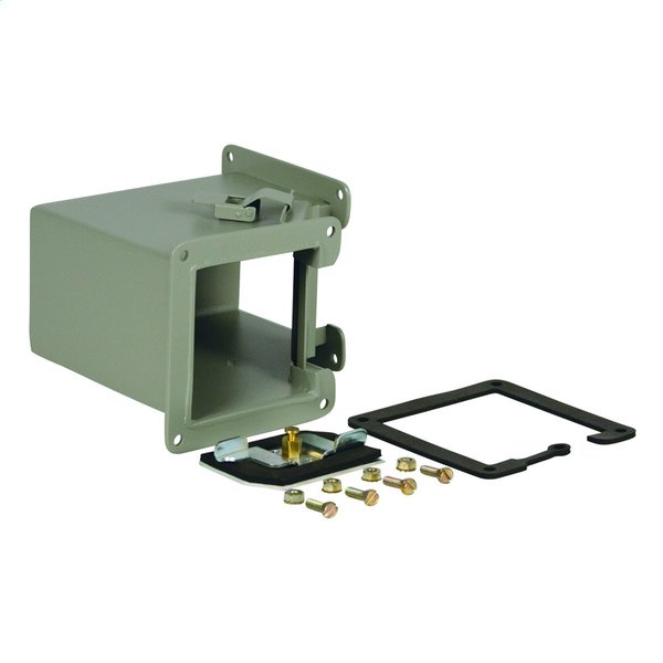 N1 LAY-IN 90 DEG INSIDE 4X4 CBN STL, GRY