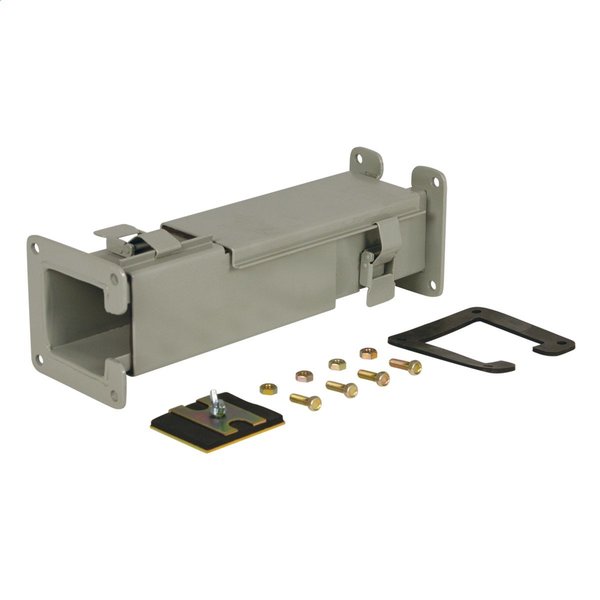 N1 LAY-IN COUNTR CLK TRANSP 8X8 CS, GRY