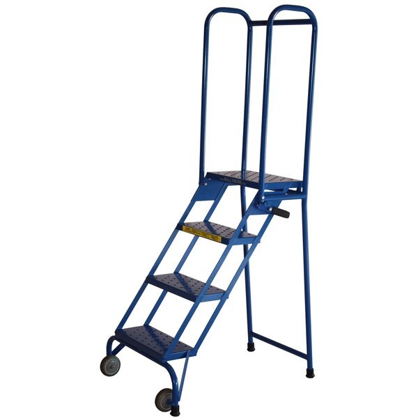 Tilt and Roll Ladder, Steel, 40 in.H